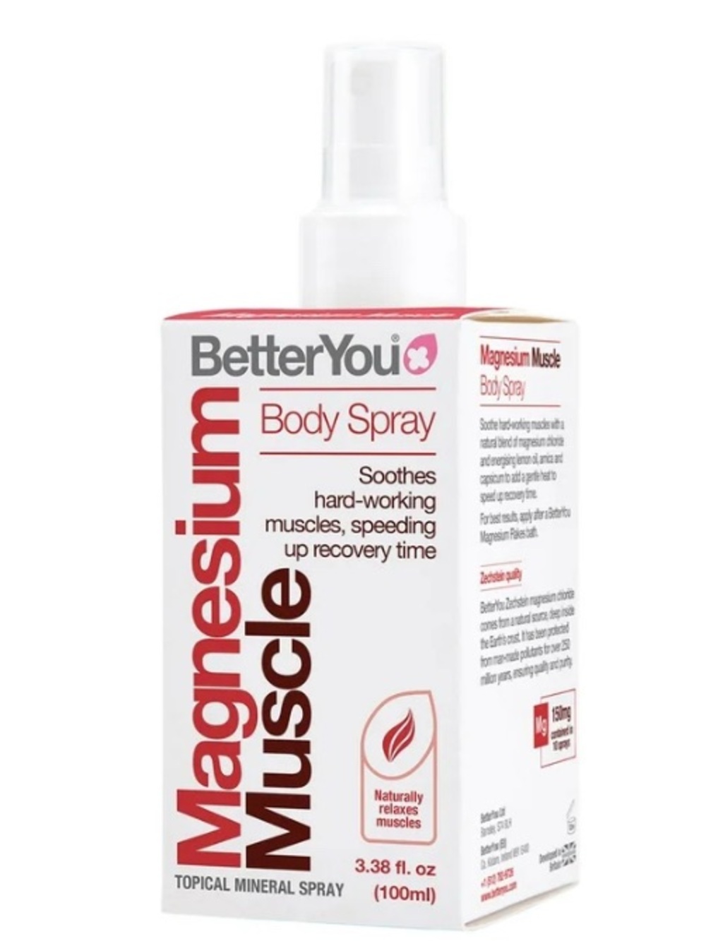 BetterYou Magnesium Muscle Body Spray - BNWT